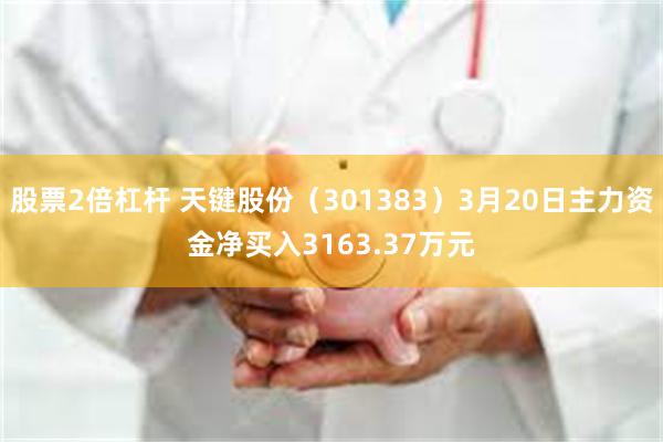 股票2倍杠杆 天键股份（301383）3月20日主力资金净买入3163.37万元